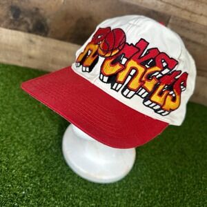 Vintage Houston Rockets NBA Basketball‎ Snapback Graffiti Hat Cap TWILL 90s Rare
